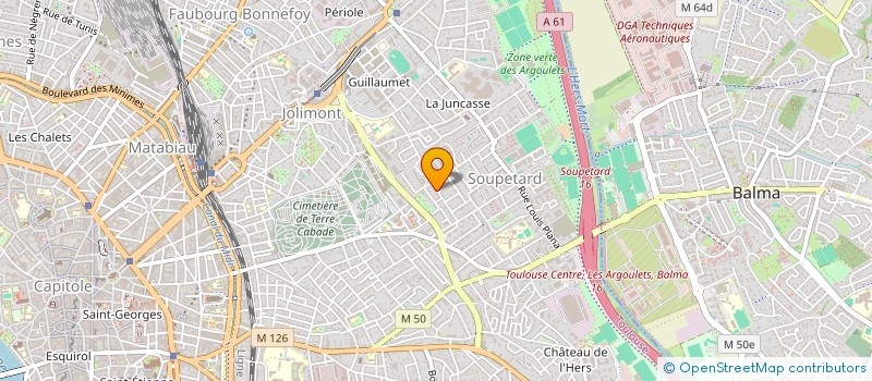 localisation de l'entreprise QUOI QU'ON DISE à TOULOUSE