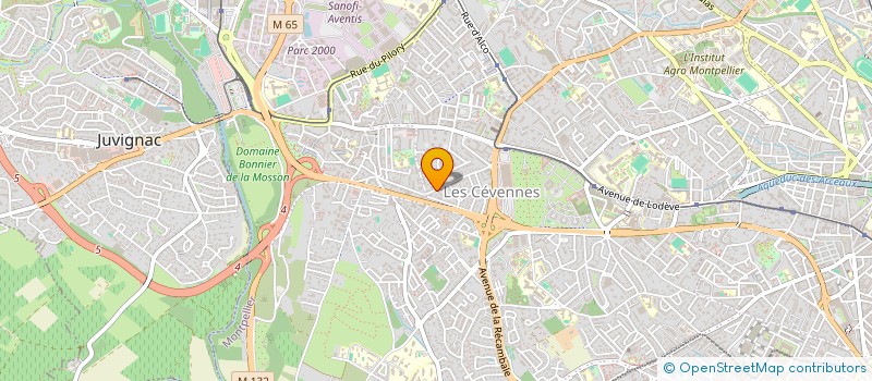 localisation de l'entreprise QUOI QU'ON DISE à MONTPELLIER
