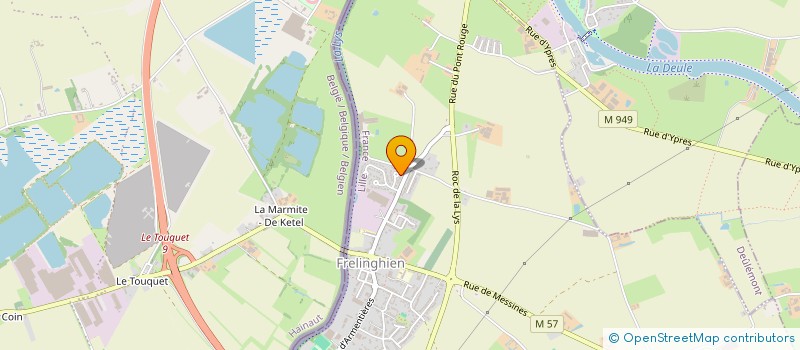 localisation de l'entreprise QUOILIN HIMALAYA SARL à FRELINGHIEN