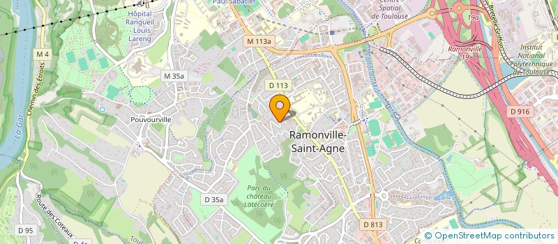 localisation de l'entreprise QUOIQUE à RAMONVILLE ST AGNE