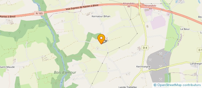 localisation de l'entreprise QUOLIBRI CONSULTANT à RIEC-SUR-BELON