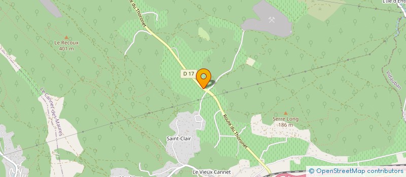 localisation de l'entreprise QUOLIBRINE  LE CANNET-DES-MAURES