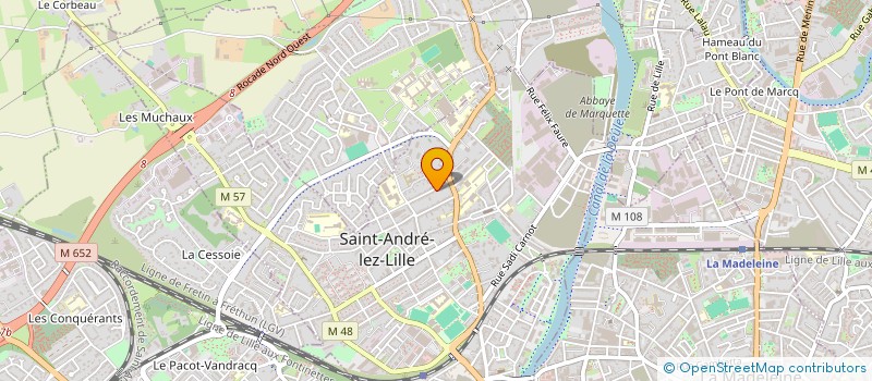 localisation de l'entreprise QUOMIT  SAINT-ANDRE-LEZ-LILLE