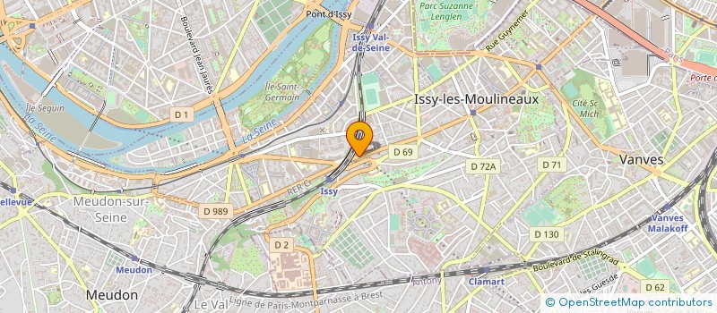 localisation de l'entreprise QUORUM à ISSY-LES-MOULINEAUX