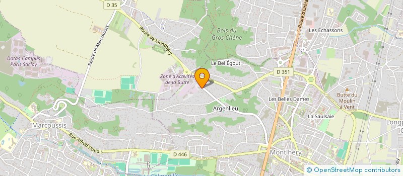 localisation de l'entreprise QUORUM SYNDIC  MONTLHERY