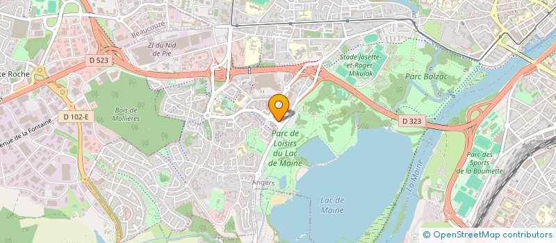 localisation de l'entreprise QUOTEX à ANGERS
