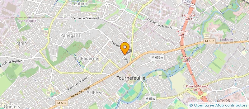 localisation de l'entreprise QUOTIDIENNEMENT VOTRE à TOURNEFEUILLE