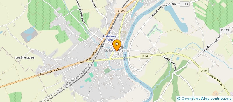 localisation de l'entreprise QUOTX à LISLE-SUR-TARN