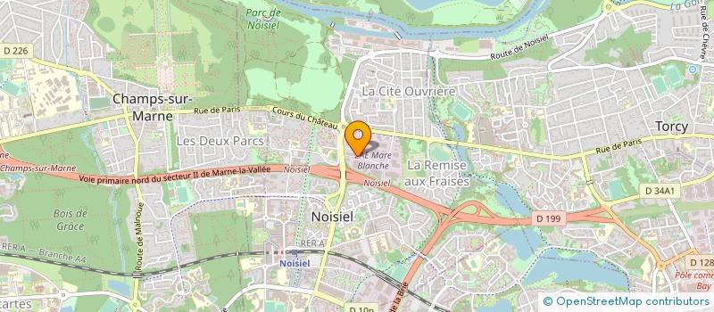 localisation de l'entreprise QUOVADIS SPECTACLES à NOISIEL