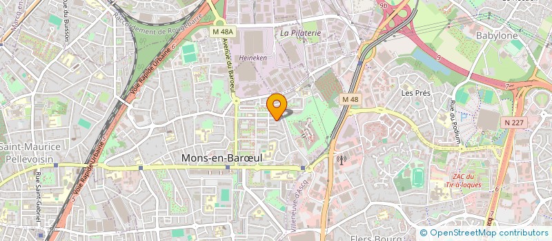 localisation de l'entreprise QUSSAY  MONS-EN-BARUL