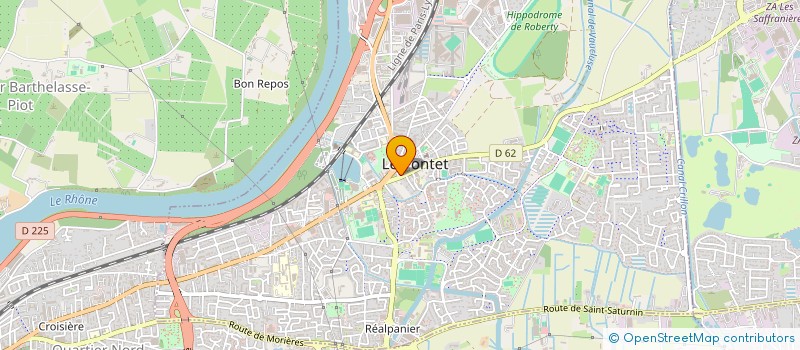 localisation de l'entreprise QUUB  LE PONTET