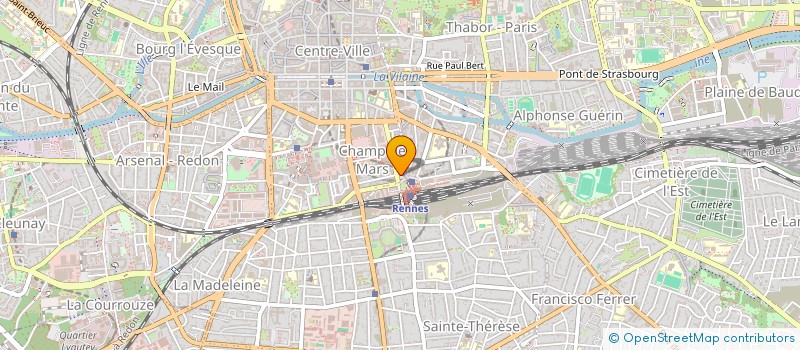 localisation de l'entreprise QUYNOX à RENNES