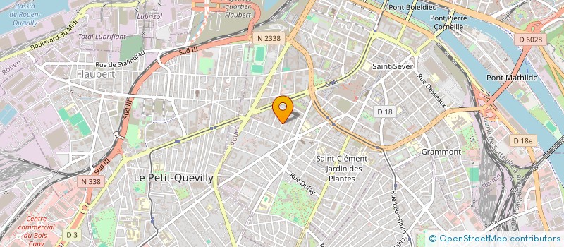 localisation de l'entreprise QV AD LIB  ROUEN