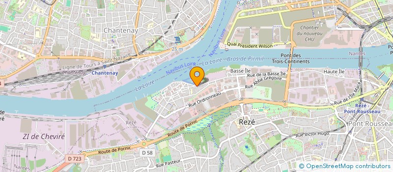 localisation de l'entreprise QVCT PREVENTION à REZE