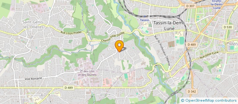 localisation de l'entreprise QVT SOLUTIONS à TASSIN-LA-DEMI-LUNE
