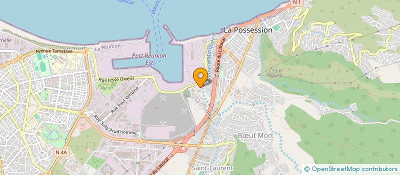 localisation de l'entreprise QWALILAB à LA POSSESSION