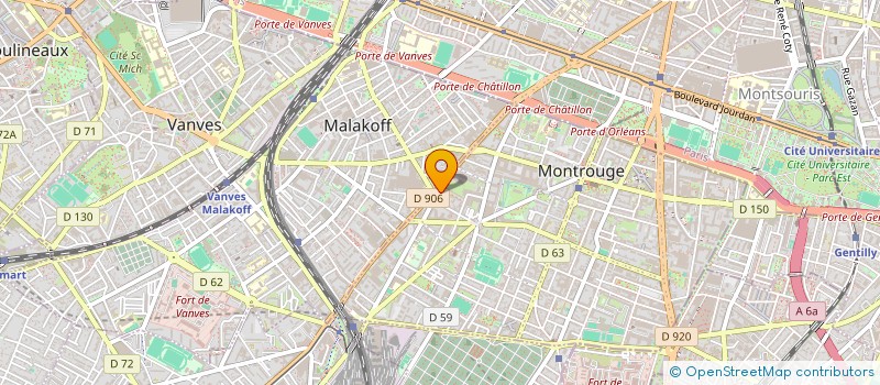 localisation de l'entreprise QWANCE  MONTROUGE