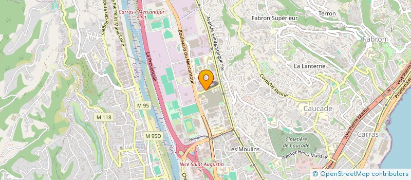 localisation de l'entreprise QWANTA AUDIT  NICE