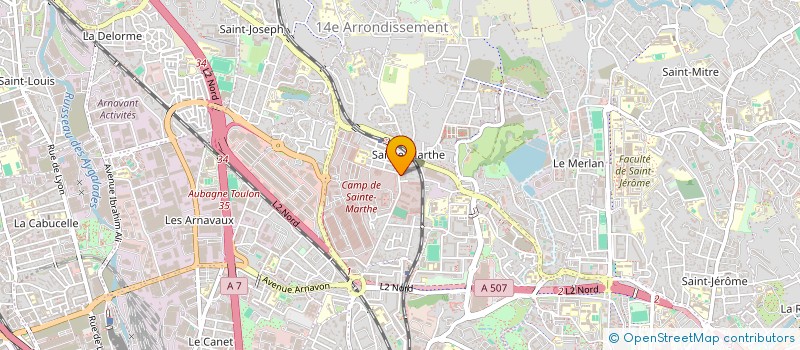 localisation de l'entreprise QWANTIC à MARSEILLE