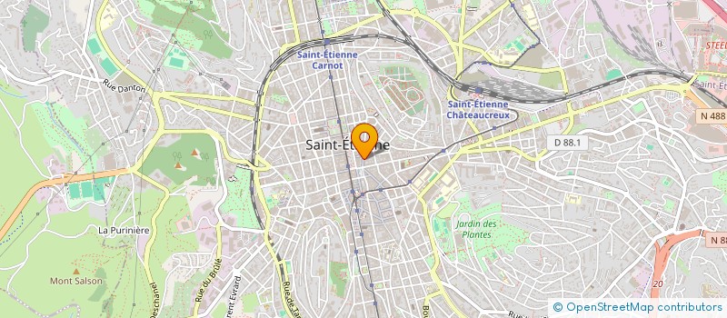 localisation de l'entreprise QWEEBY PDP  SAINT-ETIENNE