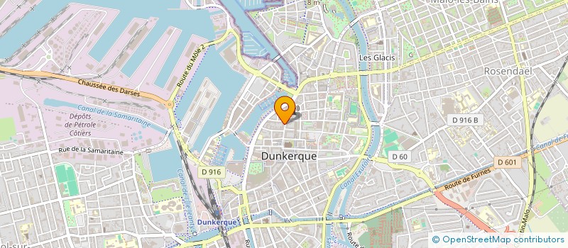 localisation de l'entreprise QWERTY INFORMATIQUES à DUNKERQUE