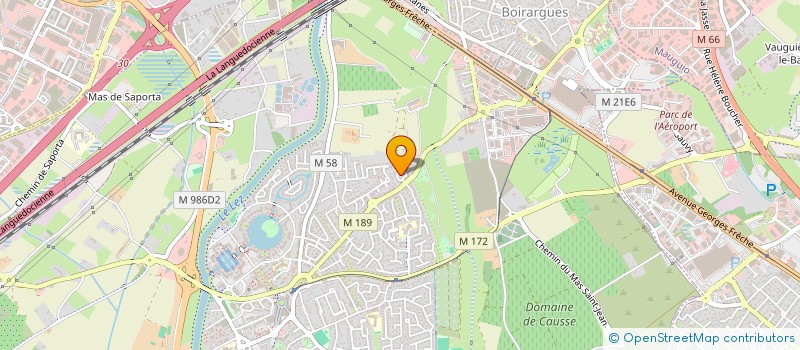 localisation de l'entreprise QXB à LATTES