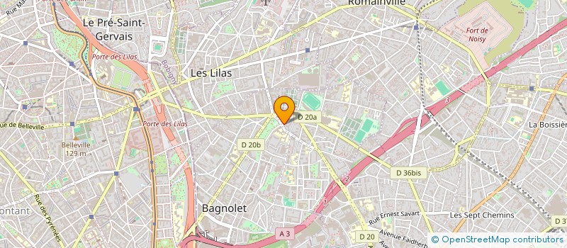 localisation de l'entreprise QY HOLDING à BAGNOLET