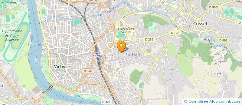 localisation de l'entreprise QYP à CUSSET