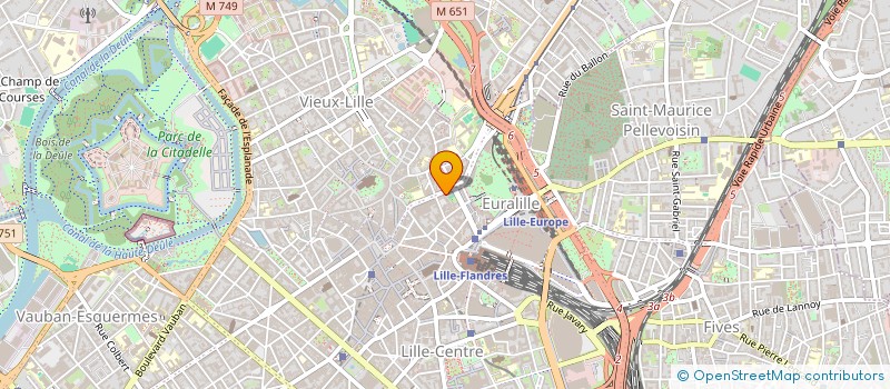 localisation de l'entreprise QYP à LILLE