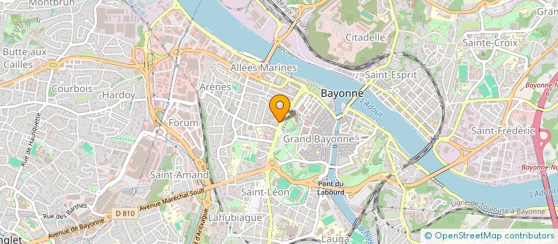 localisation de l'entreprise R 2 D 2 à BAYONNE