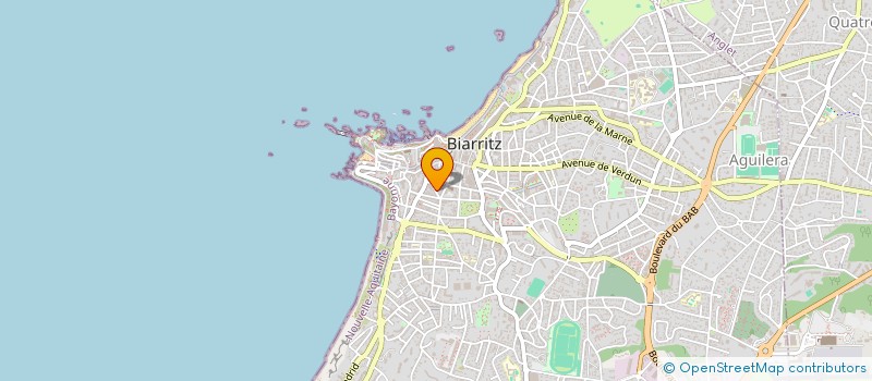 localisation de l'entreprise R.2.P.  BIARRITZ