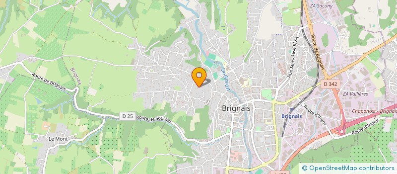 localisation de l'entreprise R 4 M à BRIGNAIS
