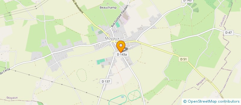 localisation de l'entreprise +R à MOYAUX