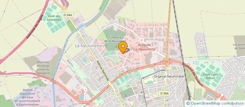 localisation de l'entreprise R 76 à REIMS