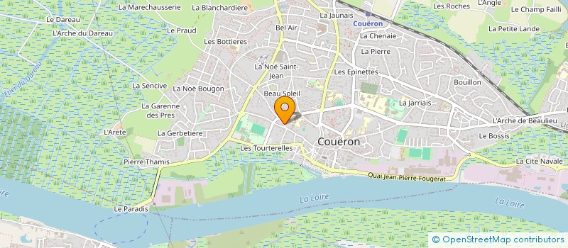 localisation de l'entreprise R & A à COUERON
