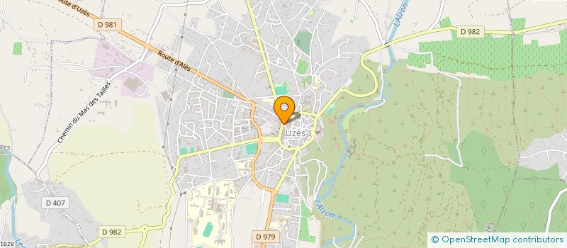 localisation de l'entreprise R&A  UZES
