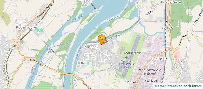 localisation de l'entreprise R&A  ANCONE