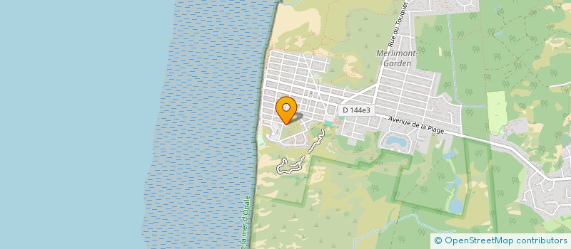 localisation de l'entreprise R.A.A  MERLIMONT