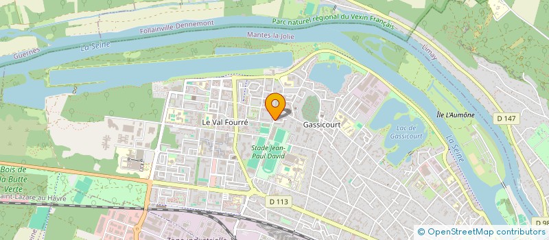 localisation de l'entreprise R&A ASSOCIES  MANTES-LA-JOLIE