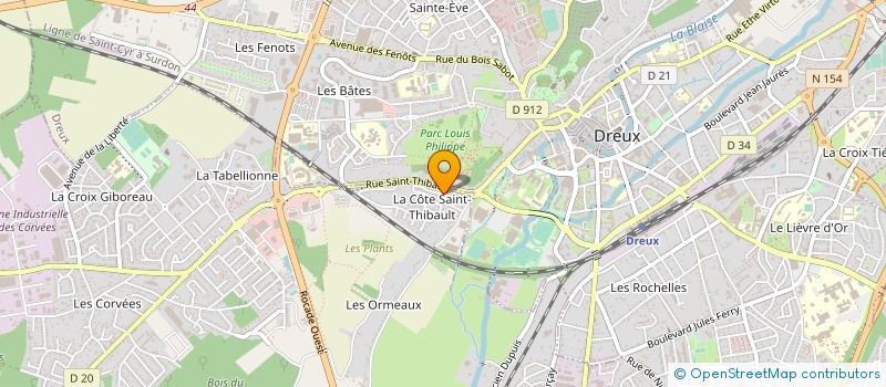 localisation de l'entreprise R.A-BATIELEC à VERNOUILLET