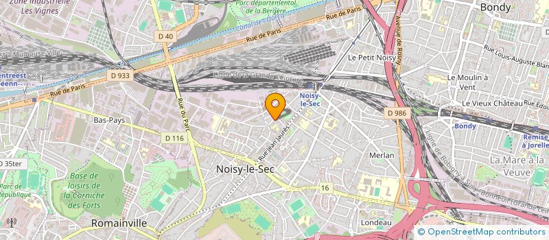 localisation de l'entreprise R&A BATIMENT à NOISY-LE-SEC