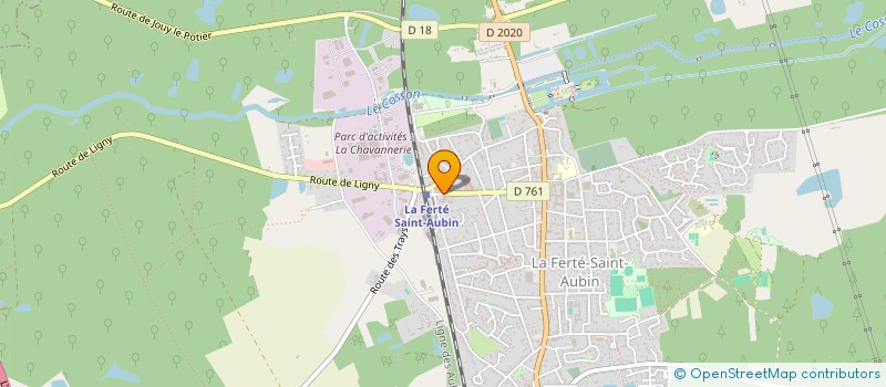 localisation de l'entreprise R A C DE FREMILLON  LA FERTE SAINT-AUBIN