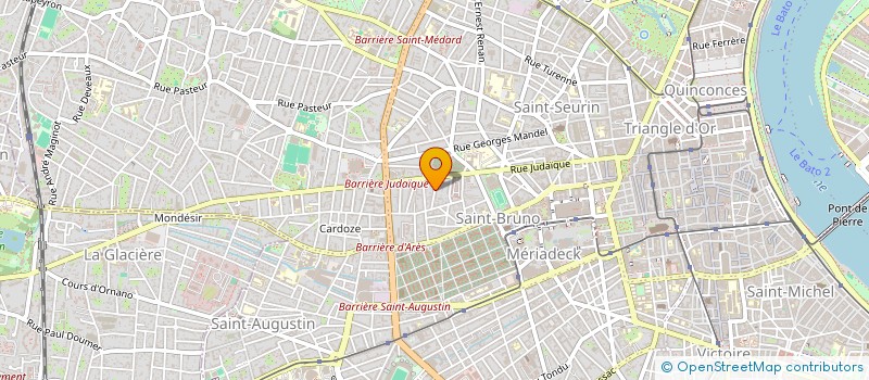 localisation de l'entreprise R&A CONSEILS ET PATRIMOINE  BORDEAUX