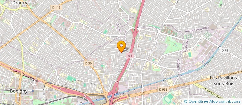 localisation de l'entreprise R.A.D  BOBIGNY