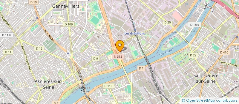 localisation de l'entreprise R.A DISTRIBUTION  ASNIERES-SUR-SEINE