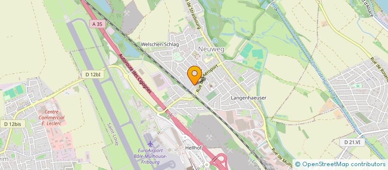 localisation de l'entreprise R.A.F GESTION SCI  SAINT-LOUIS