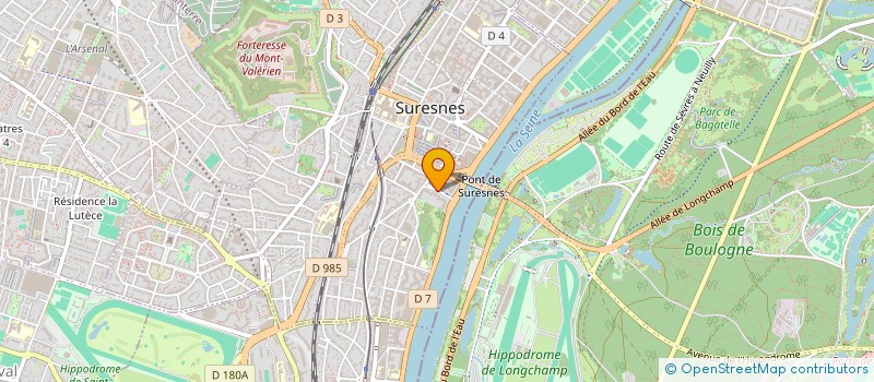 localisation de l'entreprise R & A FRANCE à SURESNES