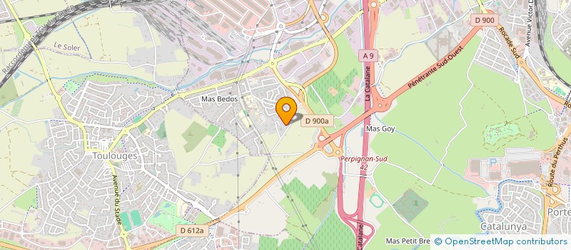 localisation de l'entreprise R.A. GRAND ASSISTANCE  PERPIGNAN