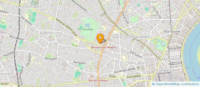 localisation de l'entreprise R.A.L 1033  BORDEAUX