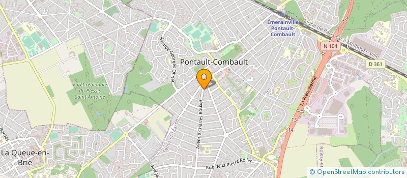localisation de l'entreprise R A L à PONTAULT-COMBAULT